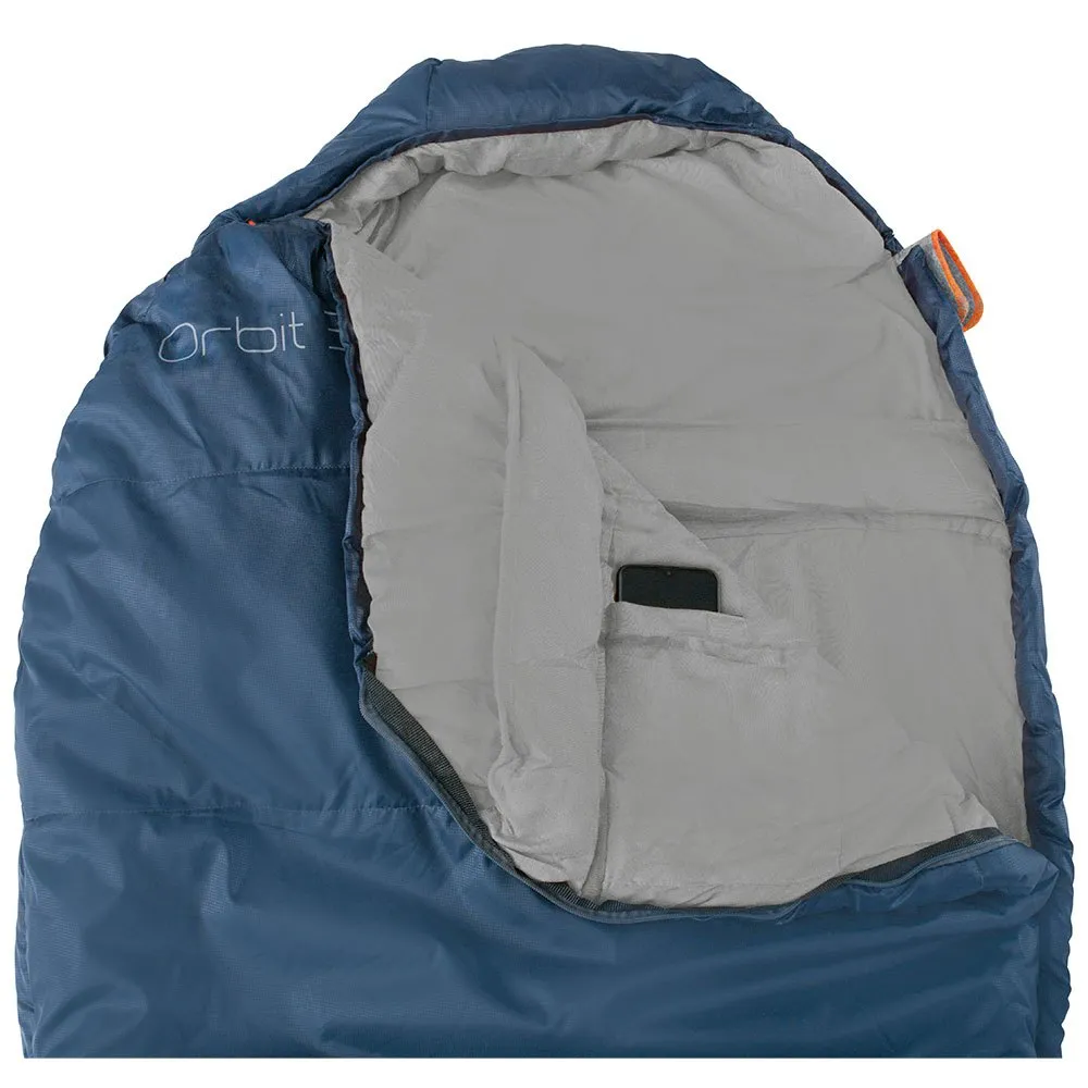 Easy Orbit 300 -4ºc Schlafsack, Blue, Double Zipper Easy Orbit 300 -4ºc Schlafsack, Blue, Double Zipper