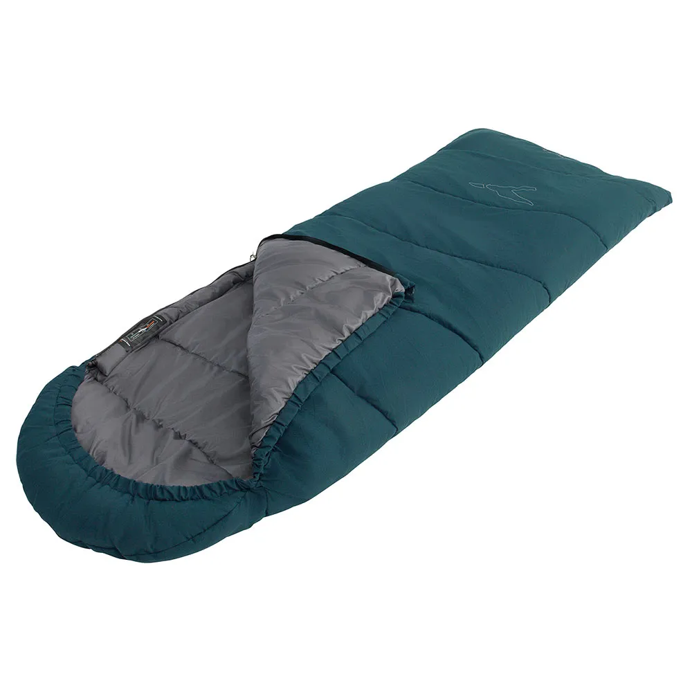 Easy Raven Square Junior Schlafsack, Blue, Double Zipper Easy Raven Square Junior Schlafsack, Blue, Double Zipper