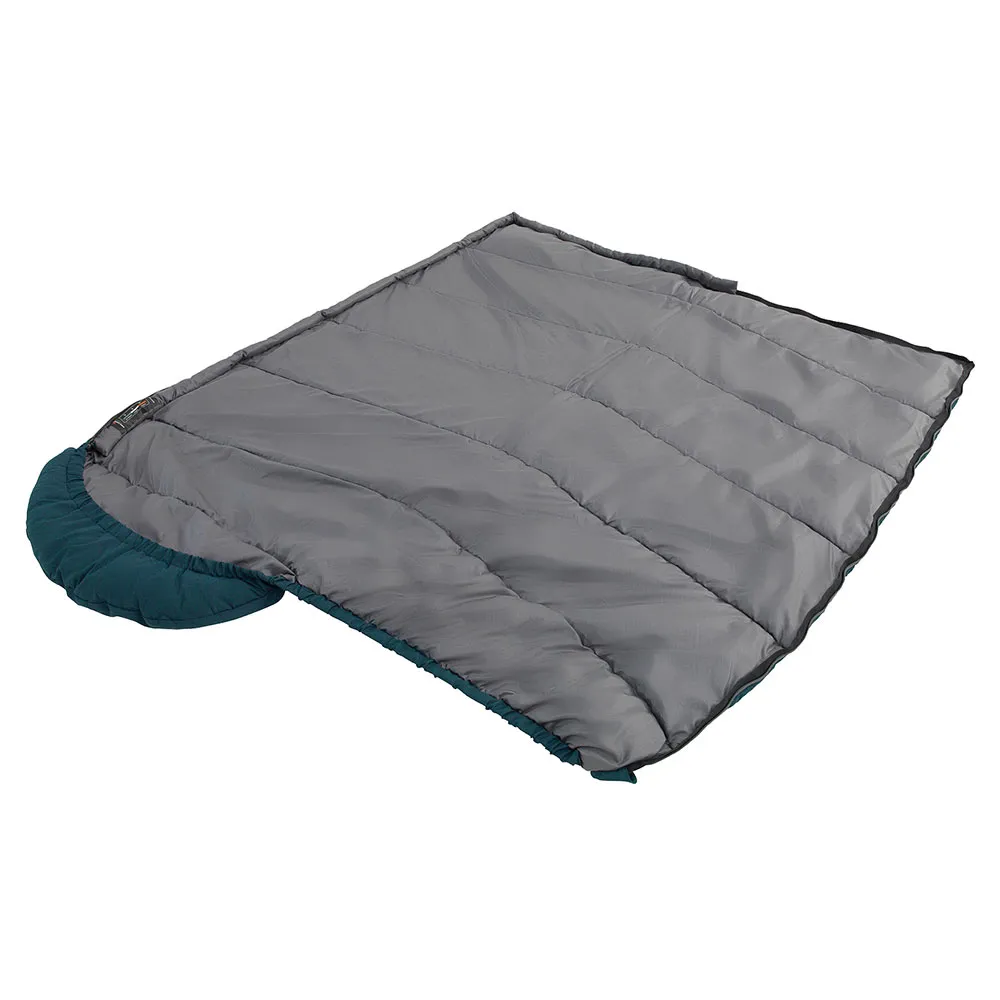 Easy Raven Square Junior Schlafsack, Blue, Double Zipper Easy Raven Square Junior Schlafsack, Blue, Double Zipper