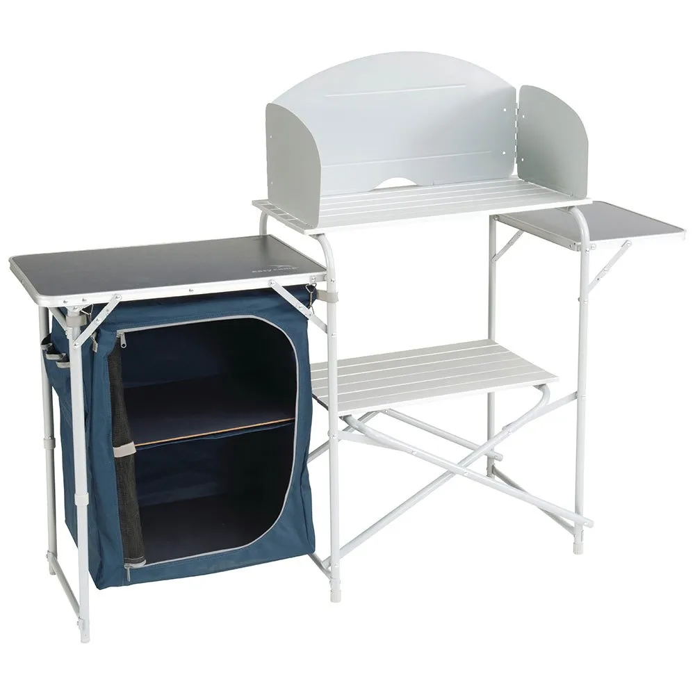 Easy Sarin Küchentisch, Blue / silver, One Size Easy Sarin Küchentisch, Blue / silver, One Size
