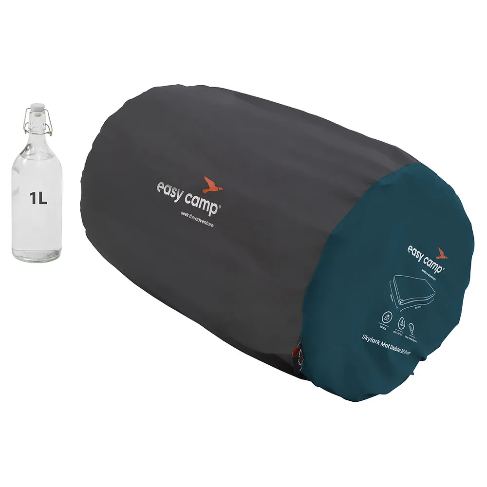 Easy Skylark Double 10 Cm Aufblasbare Matte, Black / grey