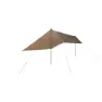 Easy Totak Tarp 4 X 4 M Plane, Dark sand, 400 x 400cm
