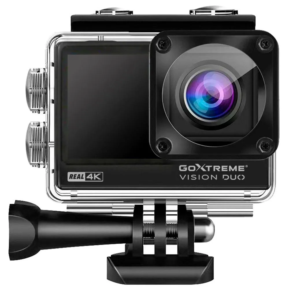Easypix Goxtreme Vision Duo 4k Action-kamera, Black, One Size Easypix Goxtreme Vision Duo 4k Action-kamera, Black, One Size