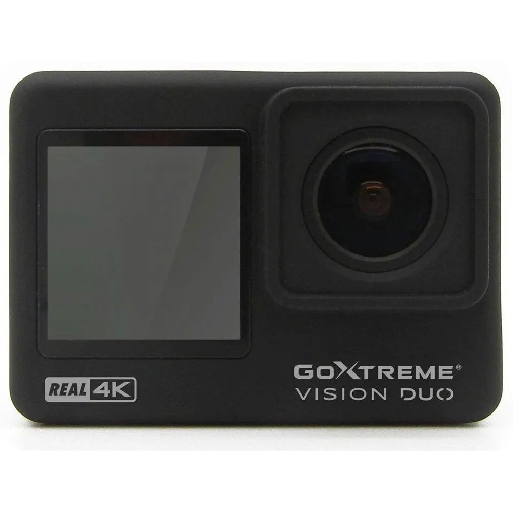 Easypix Goxtreme Vision Duo 4k Action-kamera, Black, One Size Easypix Goxtreme Vision Duo 4k Action-kamera, Black, One Size