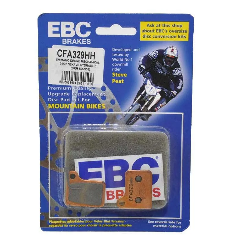 EBC Cfa329hh Shimano Deore Hydraulic Br-m555 2001-2002 Wet Riding Scheibenbremsbeläge, Silver, One Size EBC Cfa329hh Shimano Deore Hydraulic Br-m555 2001-2002 Wet Riding Scheibenbremsbeläge, Silver, One Size