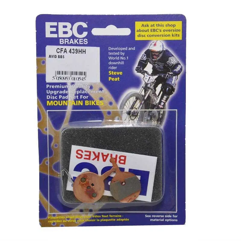 EBC Cfa439hh Avid Bb5 Wet Riding Scheibenbremsbeläge, Silver, One Size EBC Cfa439hh Avid Bb5 Wet Riding Scheibenbremsbeläge, Silver, One Size
