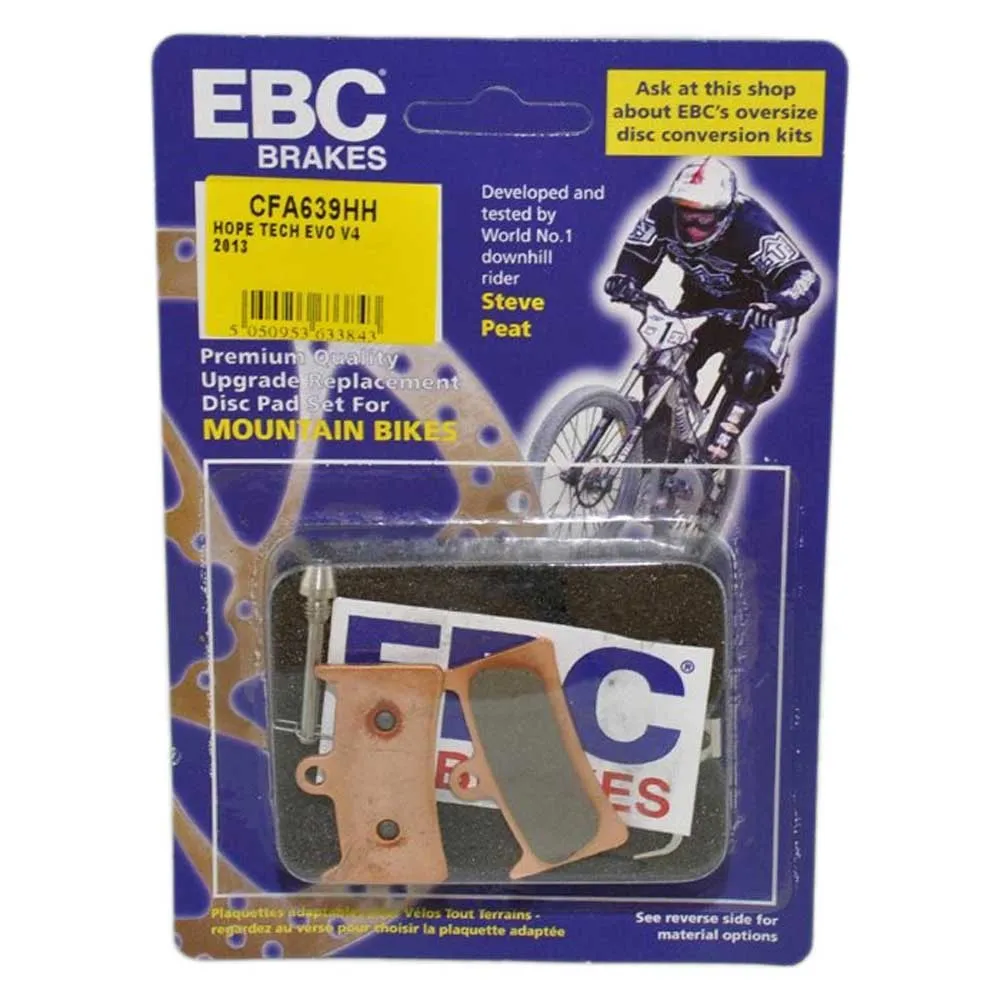 EBC Cfa639hh Hope Tech Evo V4 Wet Riding Scheibenbremsbeläge, Silver, One Size