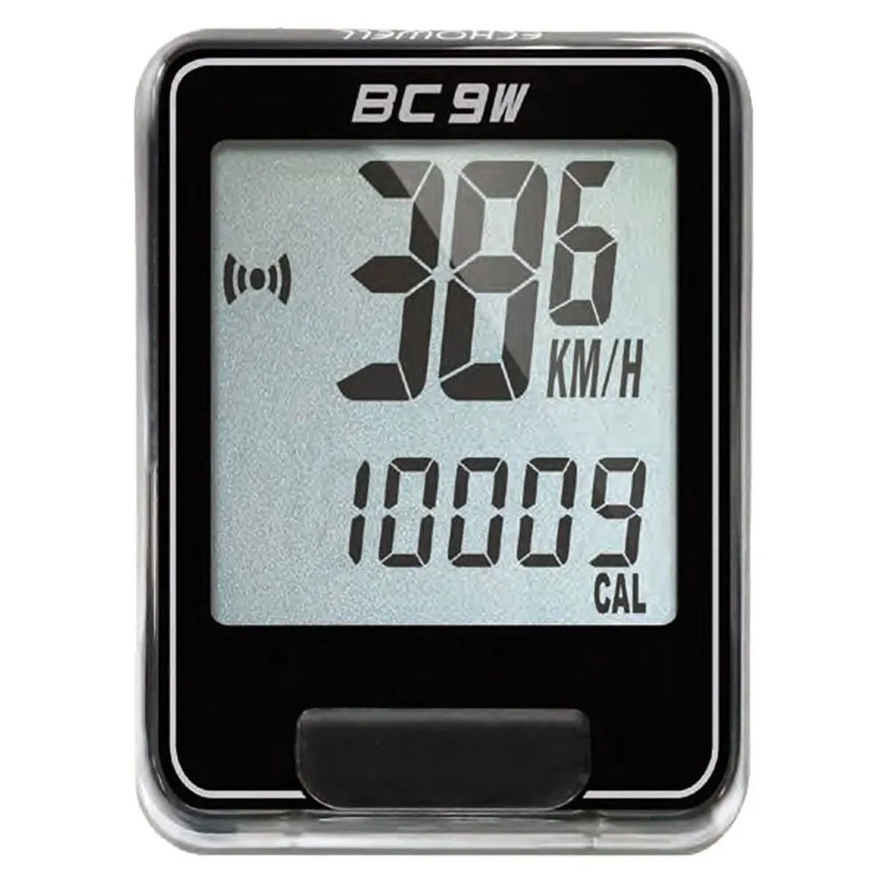 Echowell Bc9w 9 Wireless Fahrradcomputer, Black, One Size Echowell Bc9w 9 Wireless Fahrradcomputer, Black, One Size