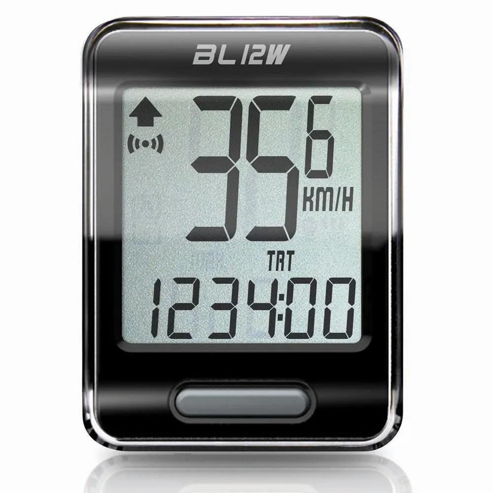 Echowell Bl12w Fahrradcomputer, Black, One Size
