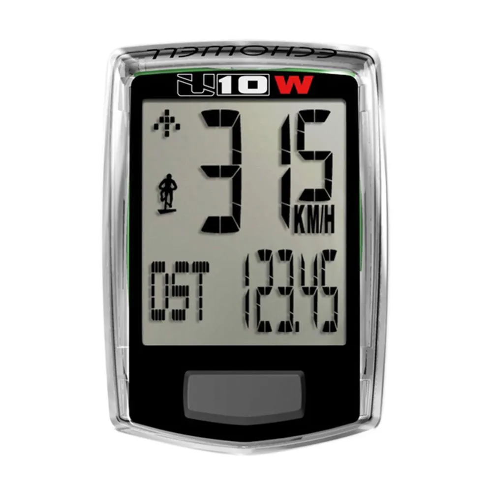 Echowell U10w Fahrradcomputer, Black, One Size