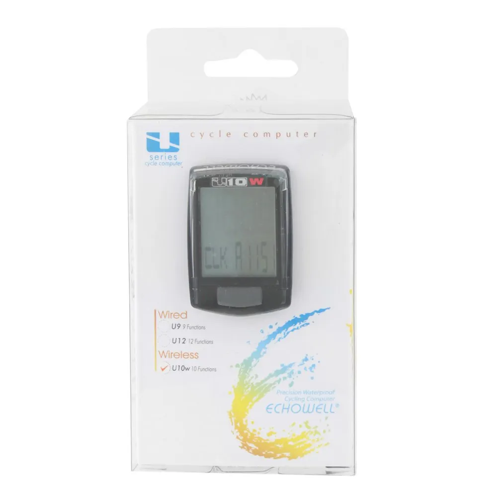 Echowell U10w Fahrradcomputer, Black, One Size