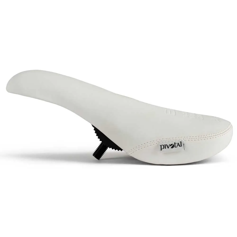 Eclat Bios Slim Pivotal Sattel, White leather, One Size Eclat Bios Slim Pivotal Sattel, White leather, One Size