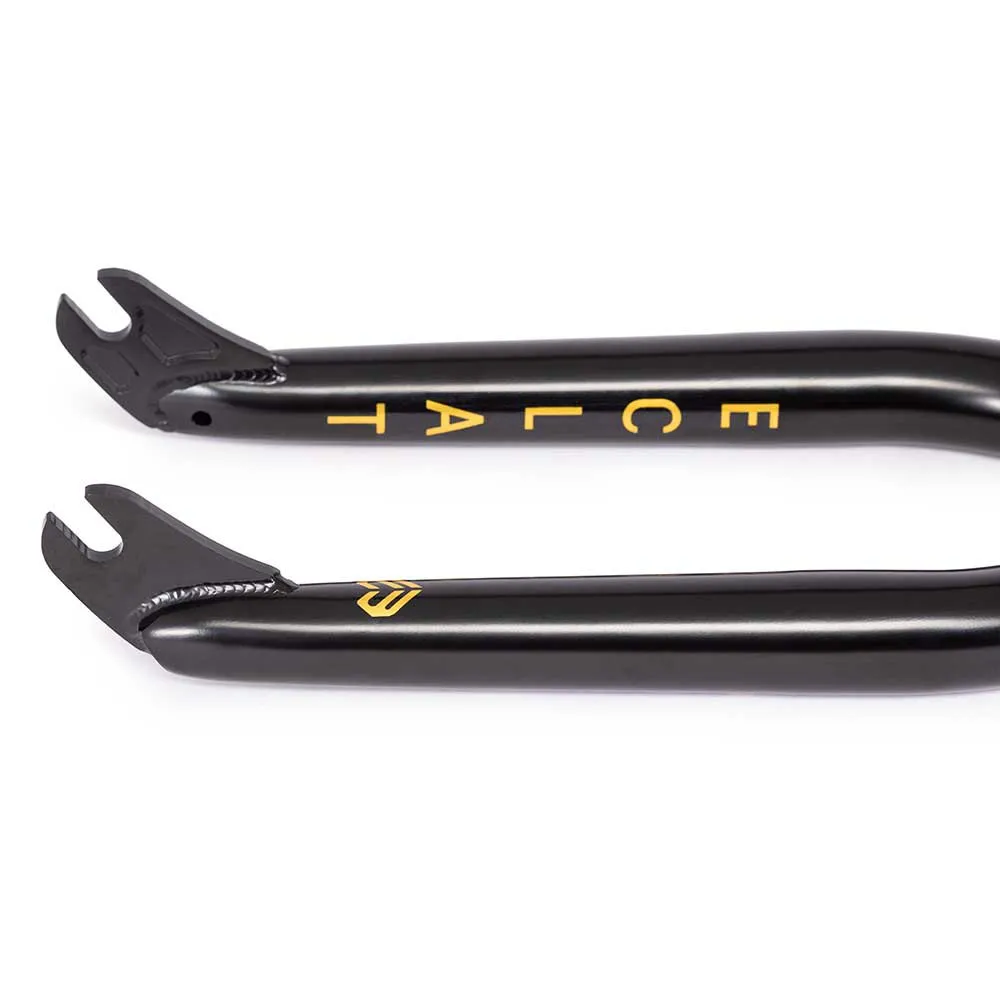 Eclat Storm Xlt 24 Mm Brakeless 1 1/8´´ 20´´ 10 Mm Bmx-gabel, Black, 20", Rigid