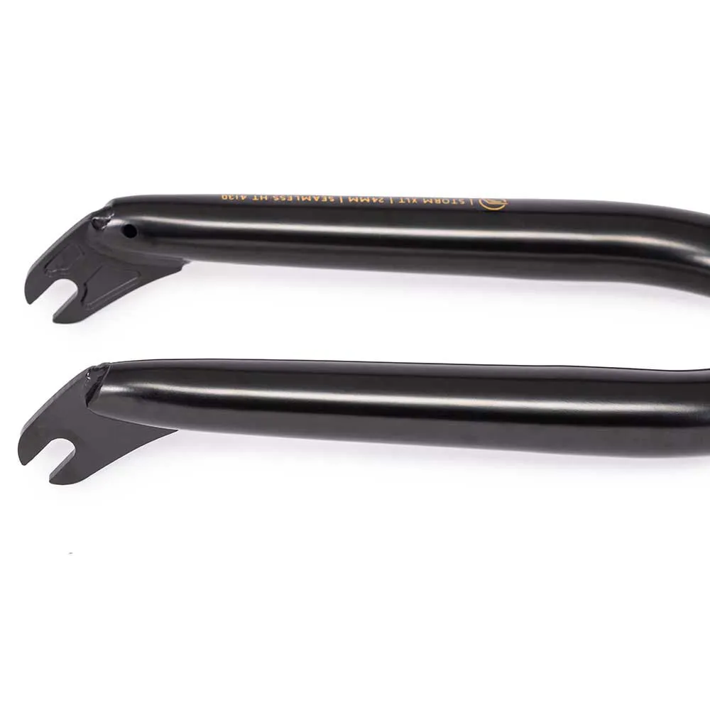 Eclat Storm Xlt 24 Mm Brakeless 1 1/8´´ 20´´ 10 Mm Bmx-gabel, Black, 20", Rigid