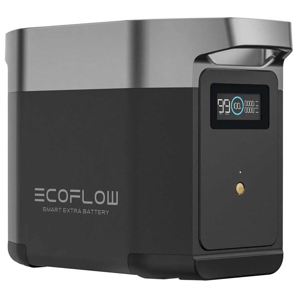 Ecoflow Delta 2 Max 2048wh Solarpanel-batterie, Grey, One Size Ecoflow Delta 2 Max 2048wh Solarpanel-batterie, Grey, One Size