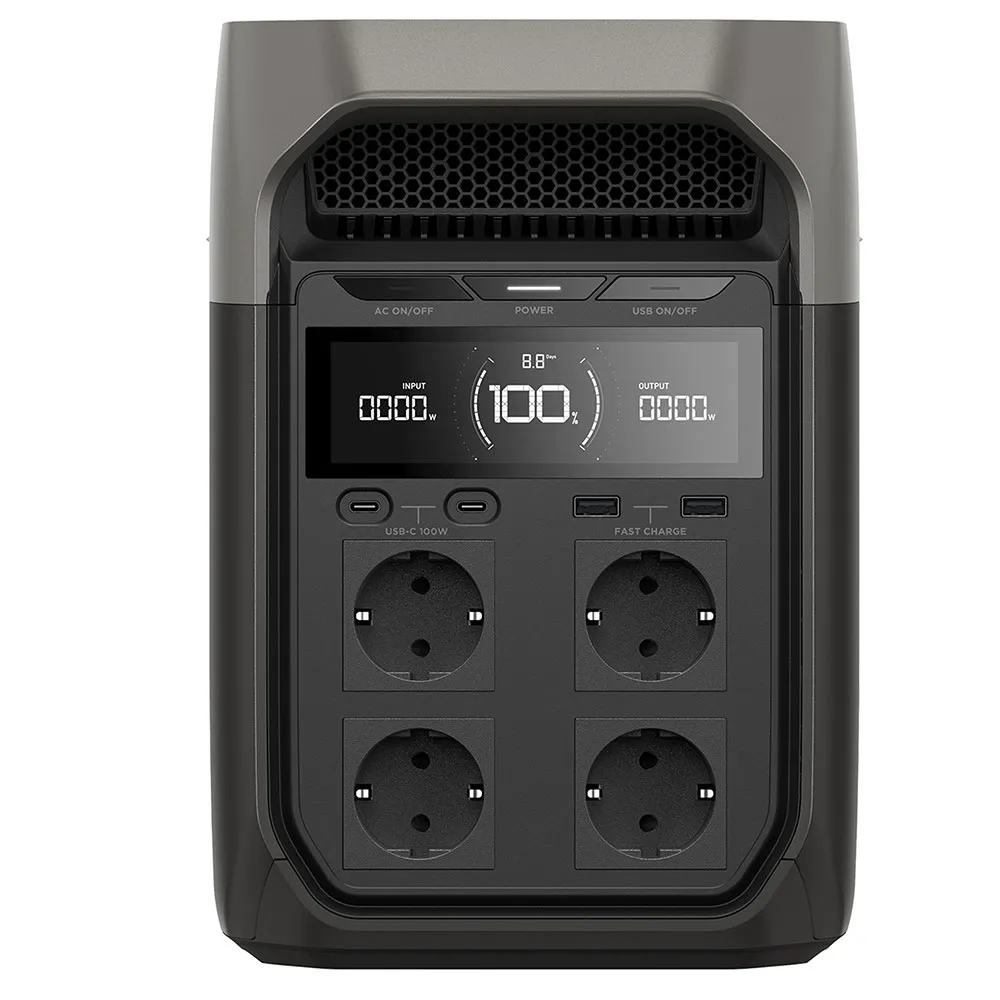 Ecoflow Delta 3 Tragbare Ladestation, Grey, One Size Ecoflow Delta 3 Tragbare Ladestation, Grey, One Size