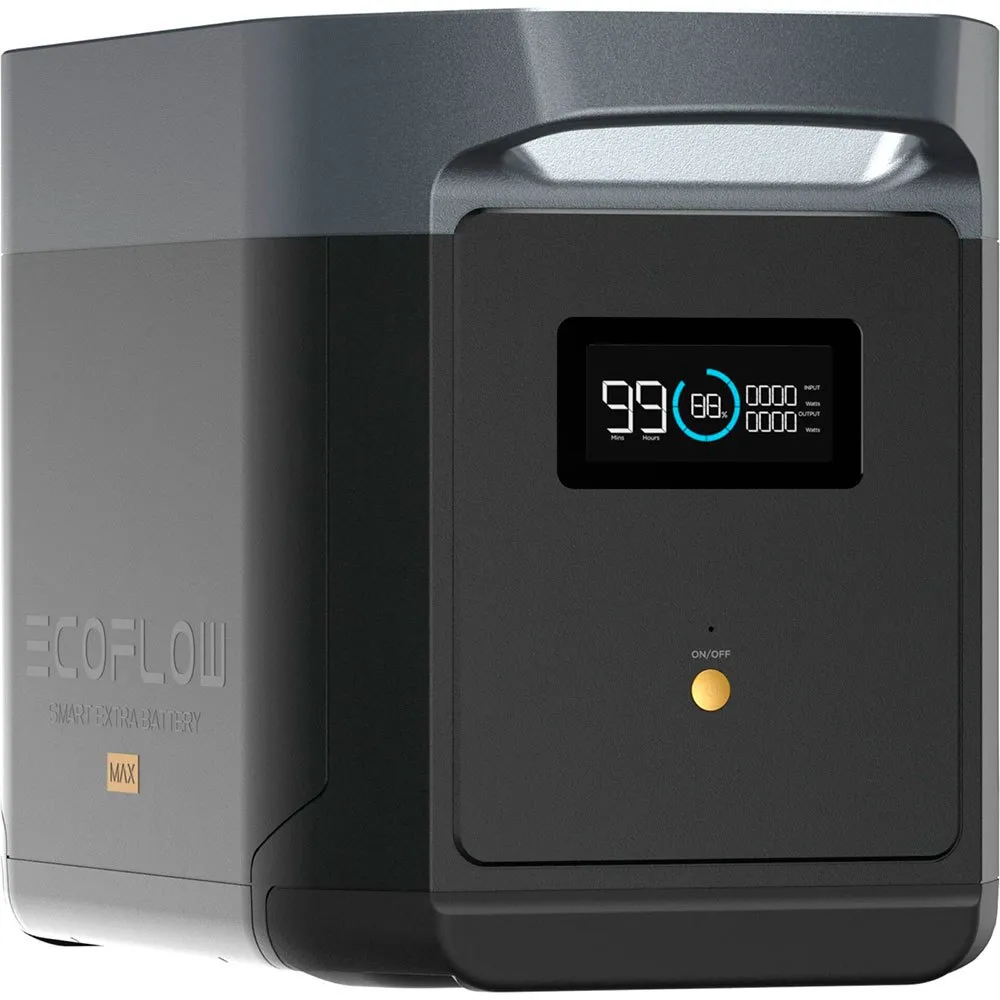 Ecoflow Delta Max 2016 Wh Units Tragbare Ladestation, Black, One Size Ecoflow Delta Max 2016 Wh Units Tragbare Ladestation, Black, One Size