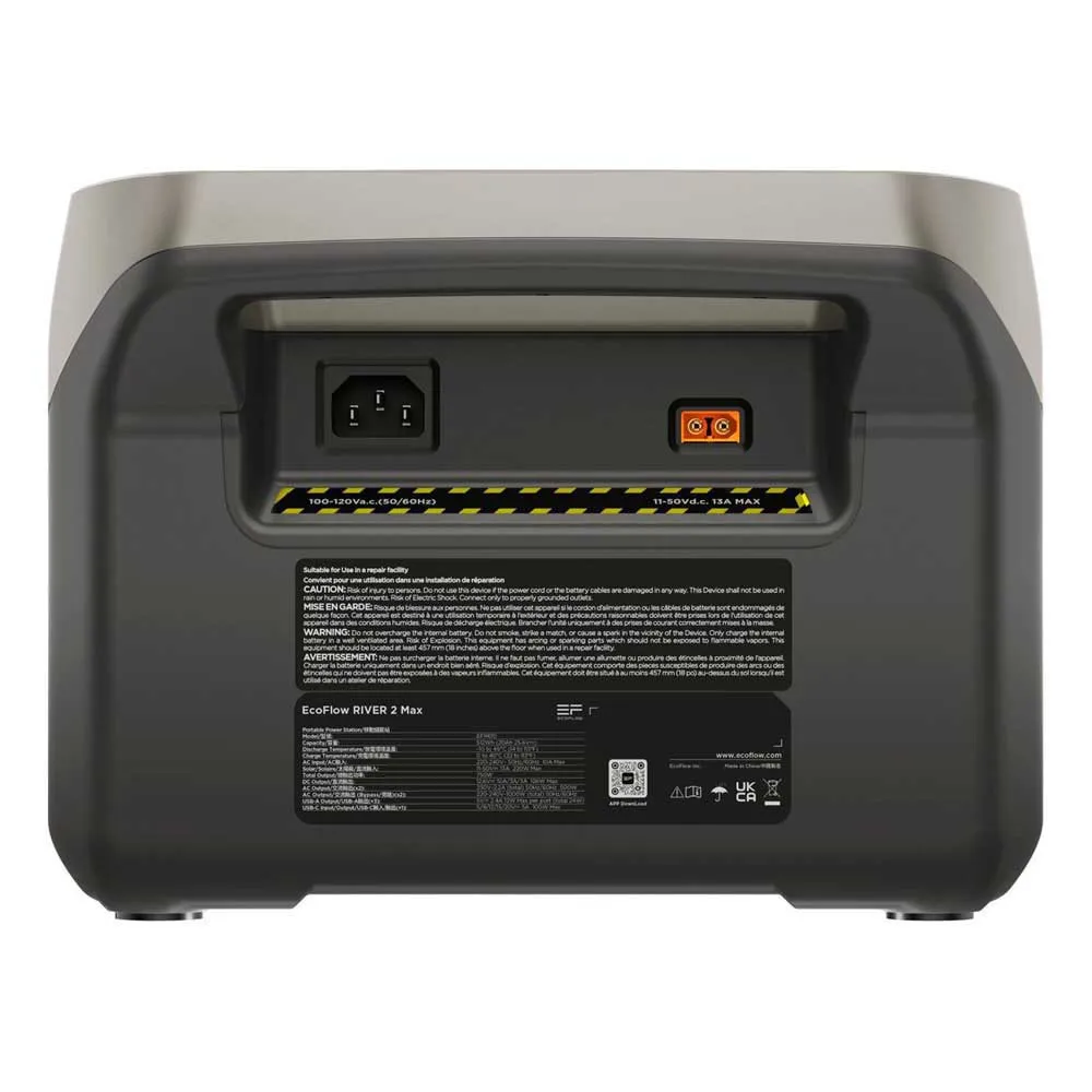 Ecoflow River 2 Max Tragbare Ladestation, Black, One Size Ecoflow River 2 Max Tragbare Ladestation, Black, One Size