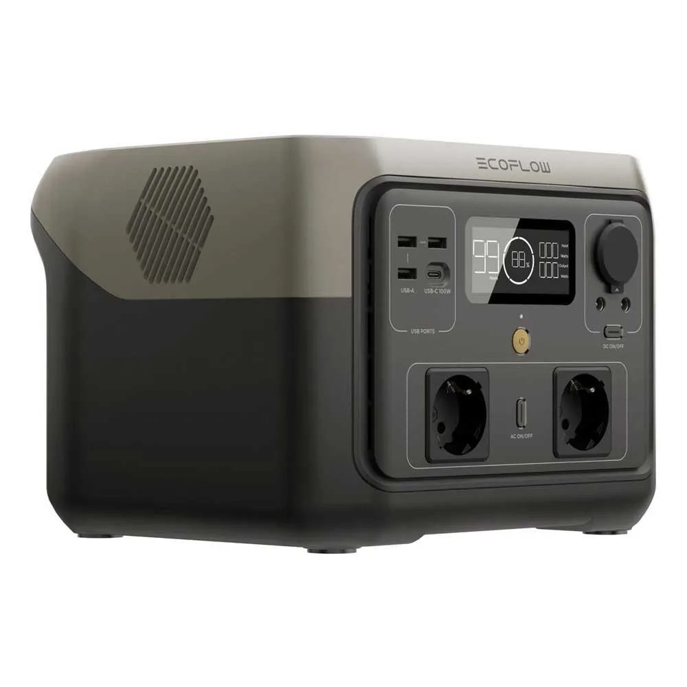 Ecoflow River 2 Max Tragbare Ladestation, Black, One Size Ecoflow River 2 Max Tragbare Ladestation, Black, One Size