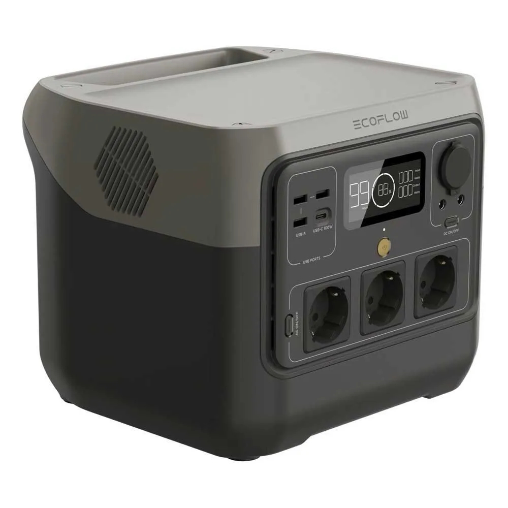 Ecoflow River 2 Pro Tragbare Ladestation, Black, One Size Ecoflow River 2 Pro Tragbare Ladestation, Black, One Size