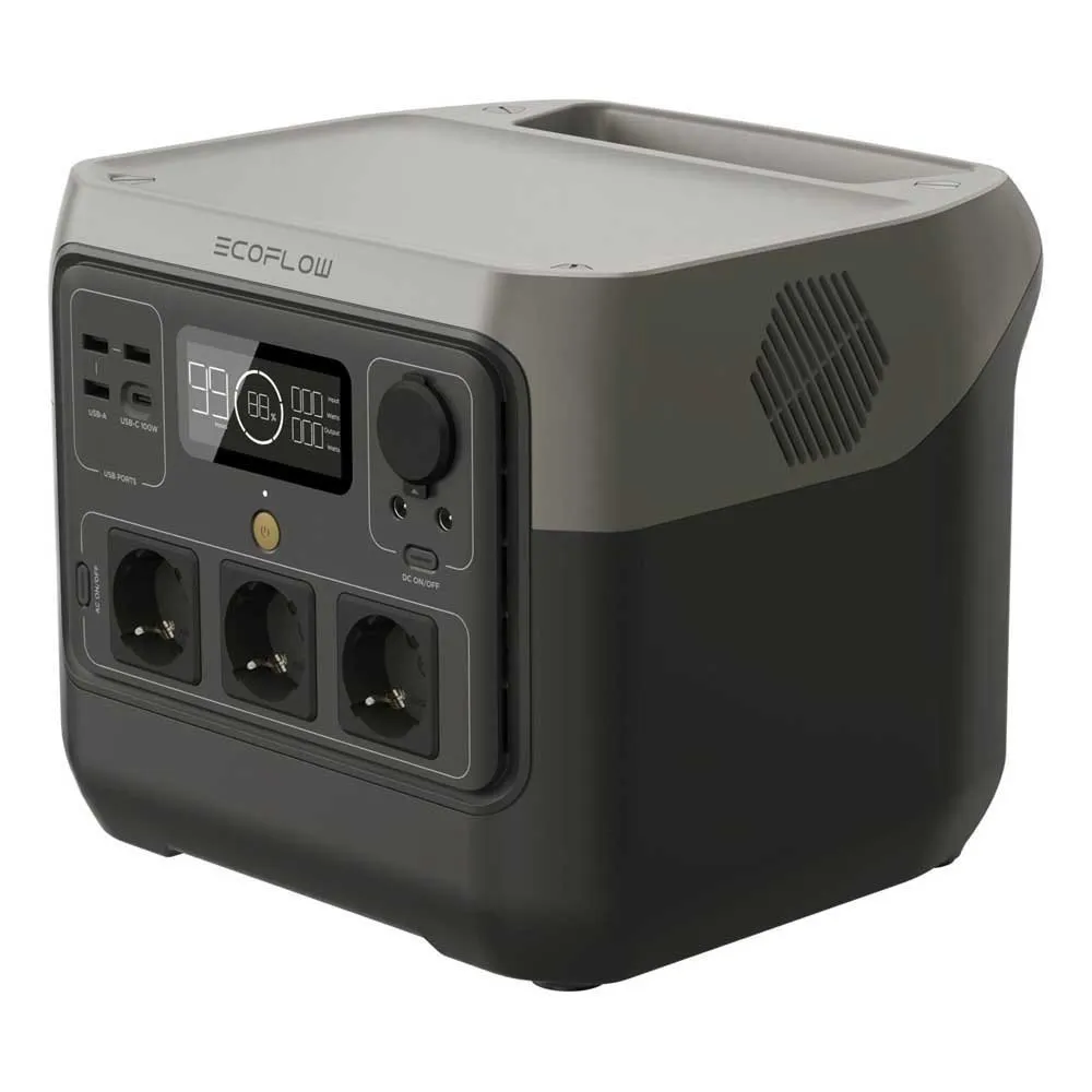 Ecoflow River 2 Pro Tragbare Ladestation, Black, One Size Ecoflow River 2 Pro Tragbare Ladestation, Black, One Size