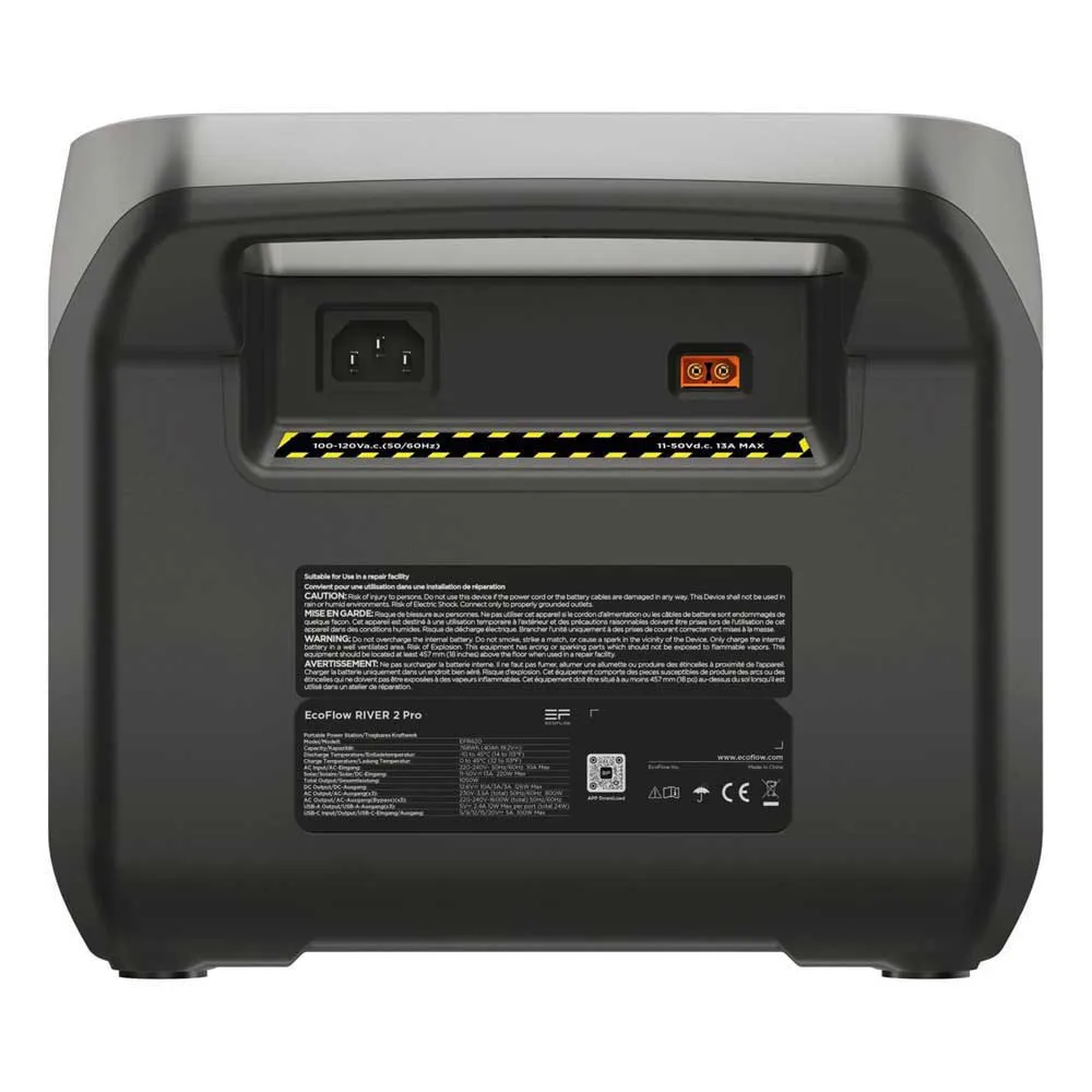 Ecoflow River 2 Pro Tragbare Ladestation, Black, One Size Ecoflow River 2 Pro Tragbare Ladestation, Black, One Size