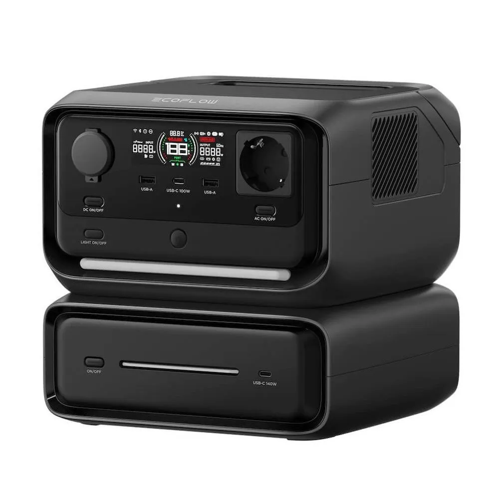 Ecoflow River 3 Max Generator, Grey, One Size Ecoflow River 3 Max Generator, Grey, One Size