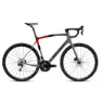 Eddy Merckx Mendrisio 105 Di2 2024 Rennrad, Empress grey metallic / red / black