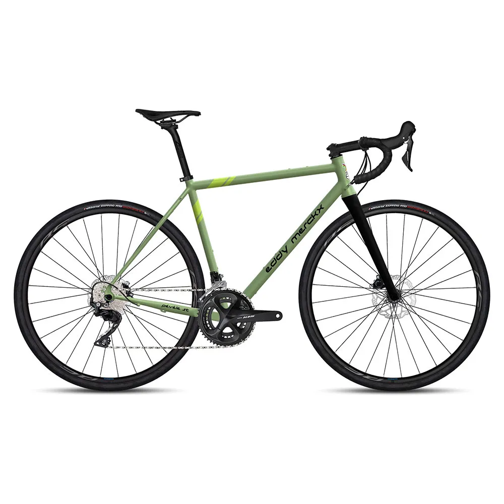 Eddy Merckx Pevele St Grx400 2024 Gravelbike, Pastel turquise / black / lime green