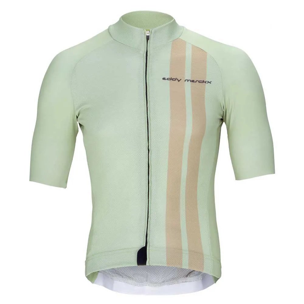 Eddy Merckx Sisemcemc023 Kurzarm-t-shirt, Mint / beige, S