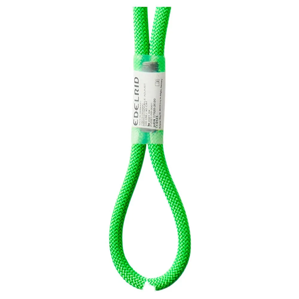 Edelrid Doppelt Verstellbares Dynamisches Seil, Neon green, 120cm Edelrid Doppelt Verstellbares Dynamisches Seil, Neon green, 120cm