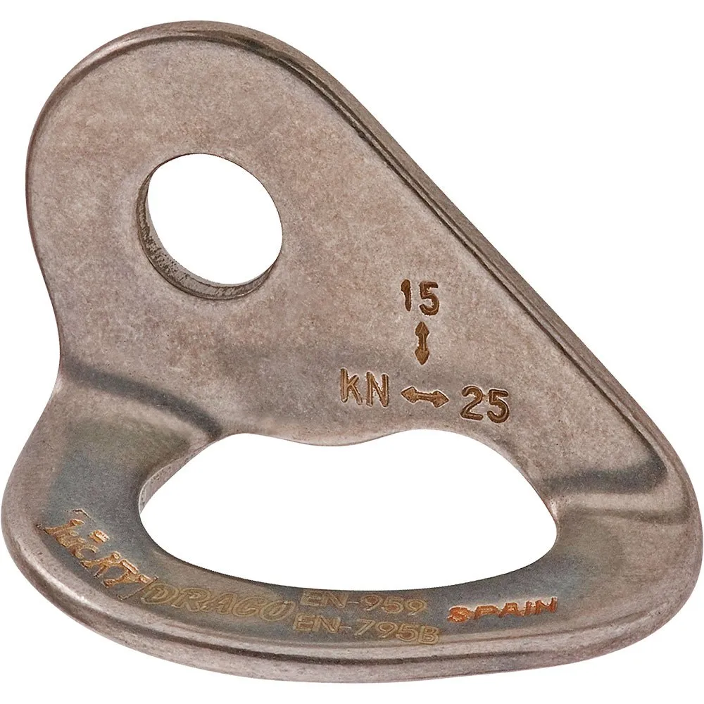 Edelrid Draco Hanger Rock Bohrhakenlasche, Silver, One Size Edelrid Draco Hanger Rock Bohrhakenlasche, Silver, One Size