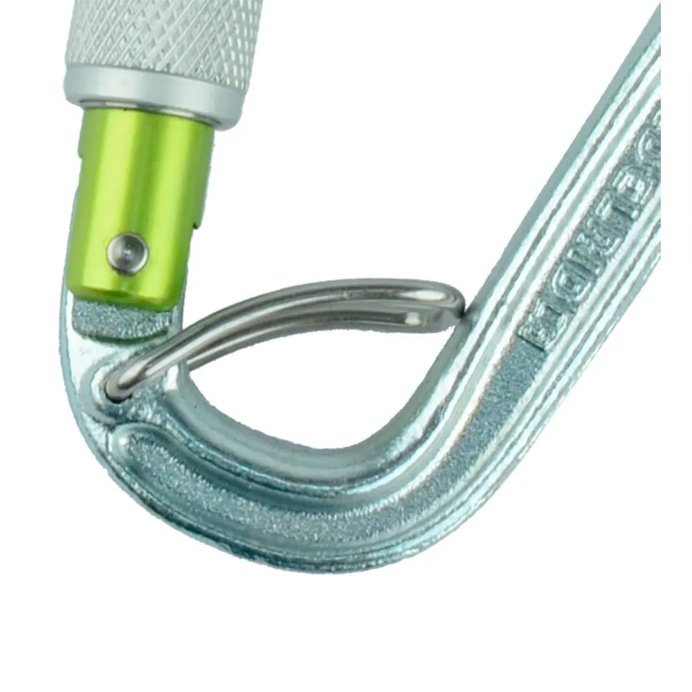 Edelrid Hms Bruce Steel Screw Fg Karabinerhaken, Silver, One Size Edelrid Hms Bruce Steel Screw Fg Karabinerhaken, Silver, One Size