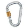 Edelrid Steel Hms Screw Karabinerhaken, Silver, One Size