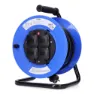 EDM 4 Plugs 25 M 3000w Kabeltrommel, Black, One Size