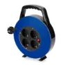 EDM 4 Plugs Kabeltrommel 10 M, Blue / red, One Size