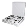 EDM Gas Gaskocher Campingküche 4 Brennern, White / black, One Size