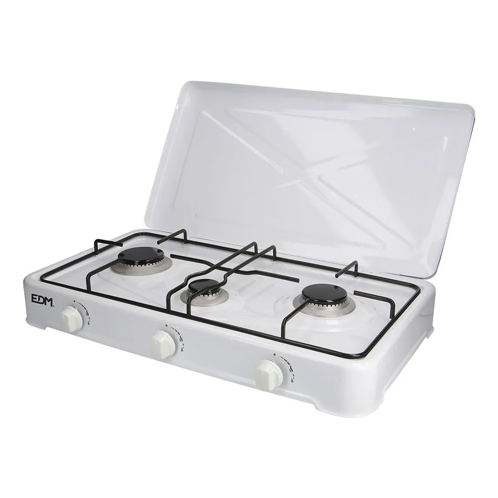 EDM Gaskocher Für Camping, White / black, One Size EDM Gaskocher Für Camping, White / black, One Size