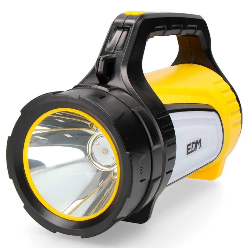 EDM Tragbare Multifunktions-taschenlampe Und Powerbank 350 Lumens, Black / yellow, One Size EDM Tragbare Multifunktions-taschenlampe Und Powerbank 350 Lumens, Black / yellow, One Size