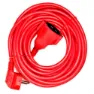 EDM Verlängerungskabel 3x1.5 15 M, Red, One Size