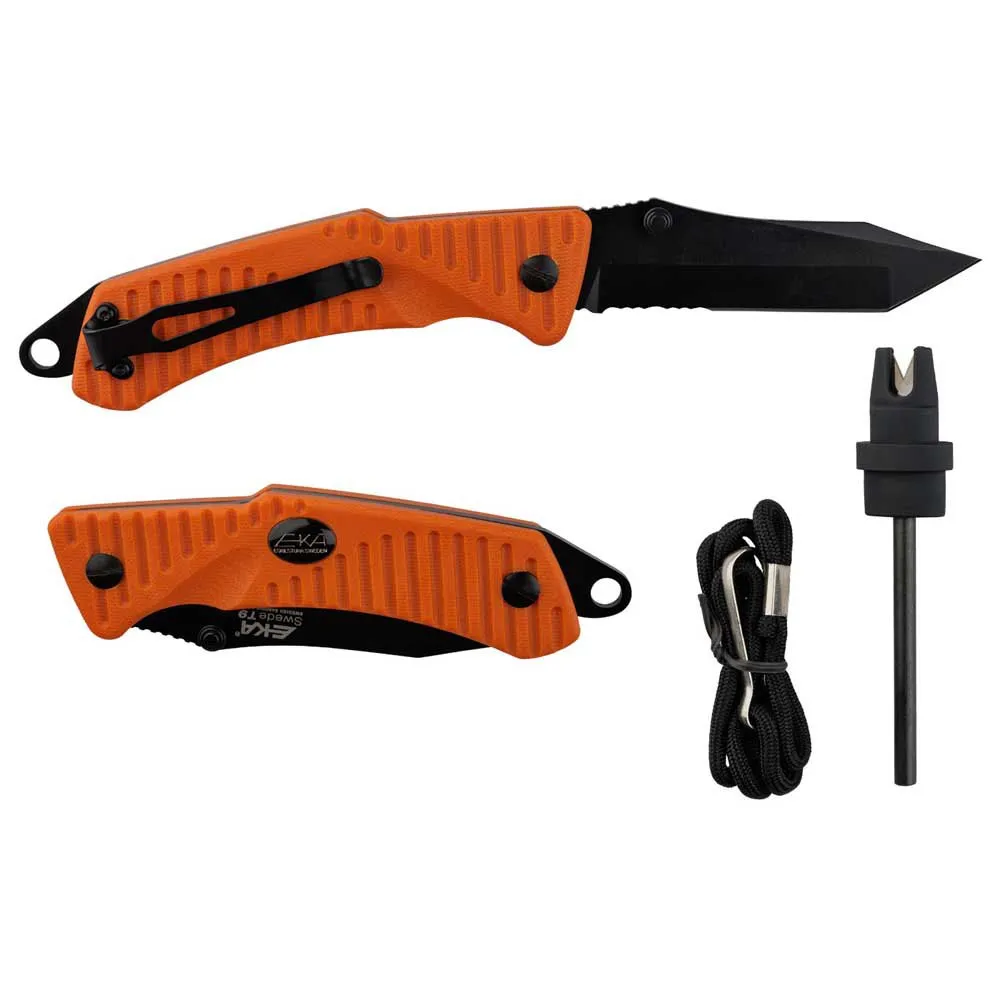EKA Knivar Swede T9 Taschenmesser, Orange, One Size EKA Knivar Swede T9 Taschenmesser, Orange, One Size