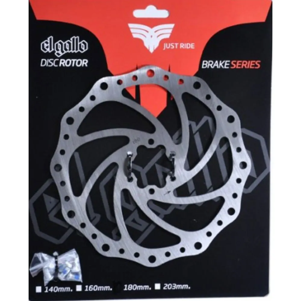 El Gallo Flow Disc Bremsscheibe, Steel, 180mm