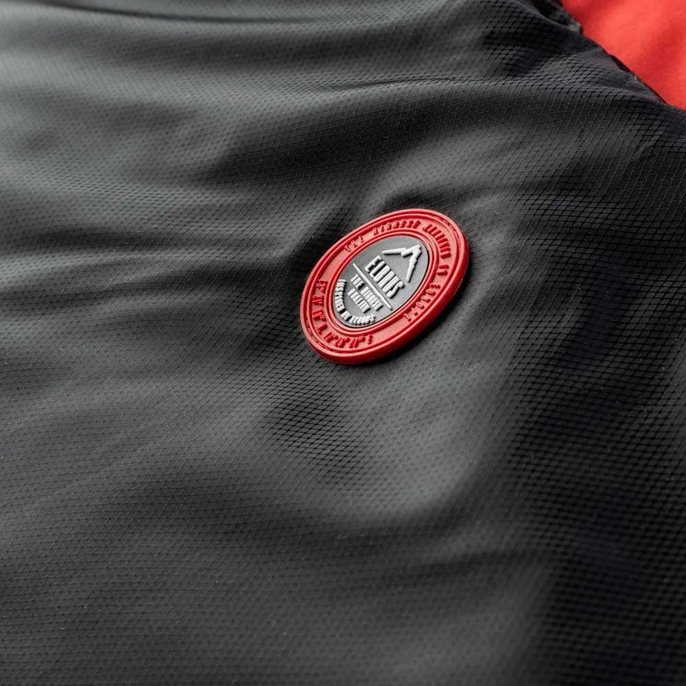 Elbrus Carrylight Ii 1000 Schlafsack, Black / flame scarlet, Right Zipper Elbrus Carrylight Ii 1000 Schlafsack, Black / flame scarlet, Right Zipper