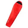 Elbrus Carrylight Ii 800 Schlafsack, Flame scarlet / black, Right Zipper