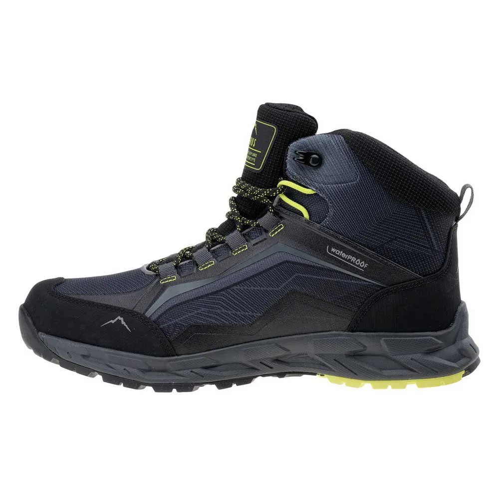 Elbrus Embawa Mid Wp Wanderschuhe, Dark grey / black / lime Elbrus Embawa Mid Wp Wanderschuhe, Dark grey / black / lime