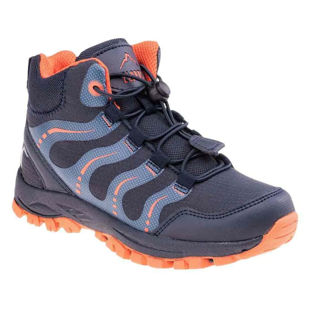 Elbrus Erifis Mid Jr Wanderschuhe, Total eclipse / tangerine tango, EU 32