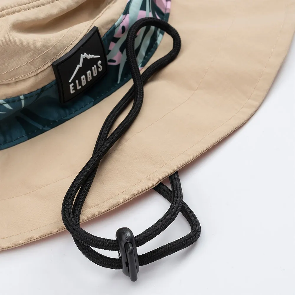 Elbrus Estevan Kappe, Beige / pastel jungle print Elbrus Estevan Kappe, Beige / pastel jungle print