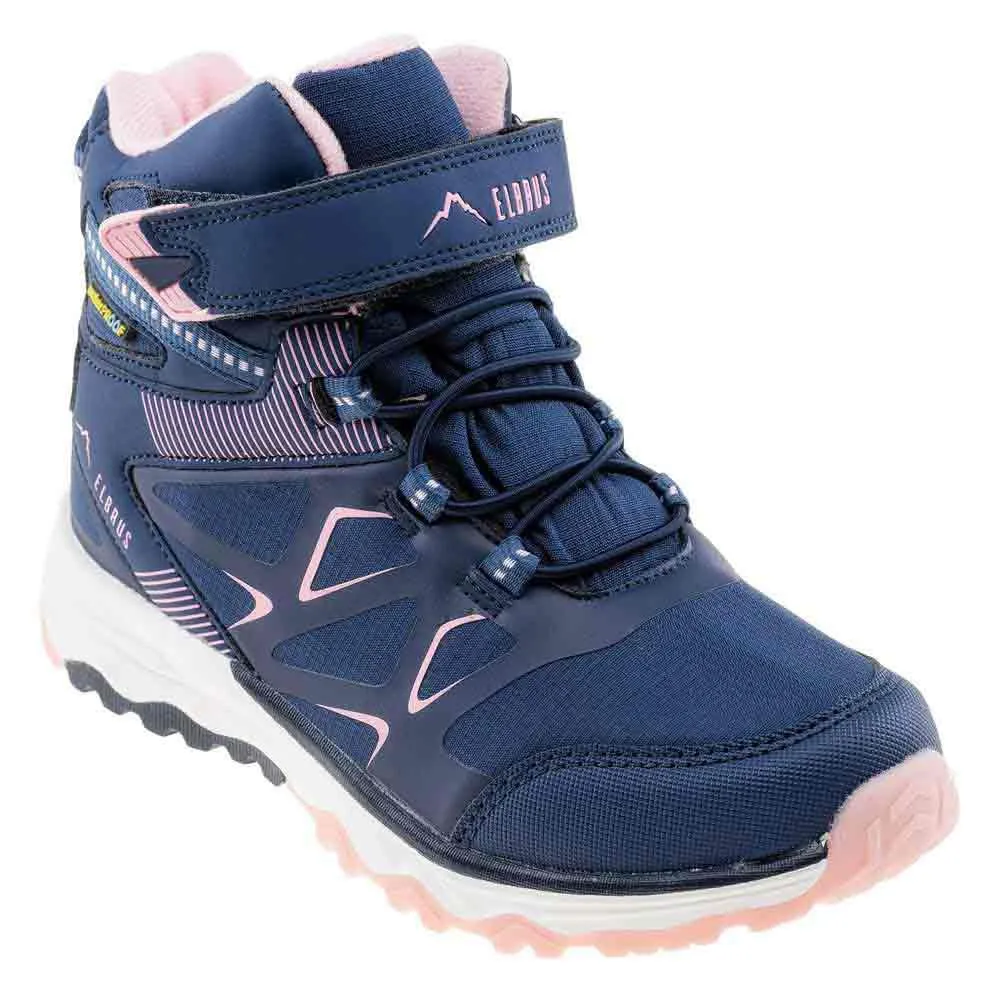 Elbrus Etpen Mid Wp Jr Wanderschuhe, Light navy / pink, EU 33 Elbrus Etpen Mid Wp Jr Wanderschuhe, Light navy / pink, EU 33