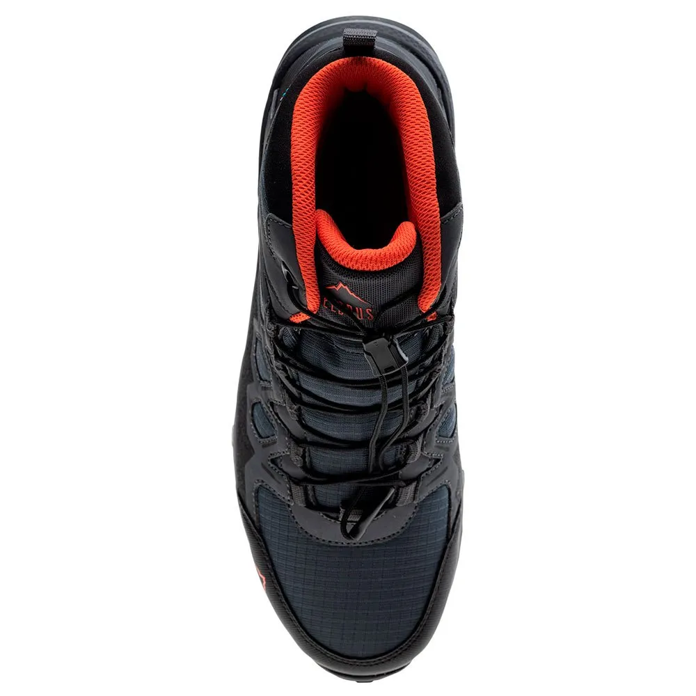 Elbrus Euberen Mid Wp Wanderstiefel, Dark grey / black / tangerine tango Elbrus Euberen Mid Wp Wanderstiefel, Dark grey / black / tangerine tango