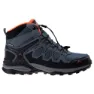 Elbrus Euberen Mid Wp Wanderstiefel, Dark grey / black / tangerine tango